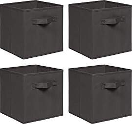 NICEME Aufbewahrungsbox 4er Set, 26,5x26,5x28 cm,