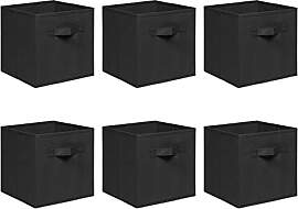 NICEME Aufbewahrungsbox 6er Set, 26,5x26,5x28 cm,