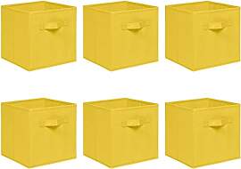 NICEME Aufbewahrungsbox 6er Set, 26,5x26,5x28 cm,