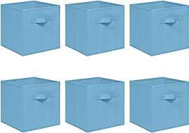 NICEME Aufbewahrungsbox 6er Set, 26,5x26,5x28 cm,