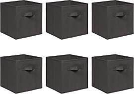 NICEME Aufbewahrungsbox 6er Set, 26,5x26,5x28 cm,