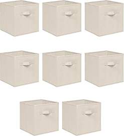 NICEME Aufbewahrungsbox 8er Set, 26,5x26,5x28 cm,