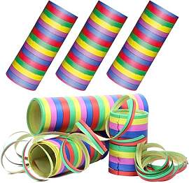 Nico Europe® - Luftschlangen aus Papier Bunt