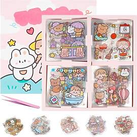 Niedliche Scrapbook Stickers 100 Blätter Kawaii