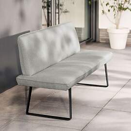 Niehoff Elba Diningsofa Stahl/Olefin
