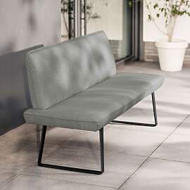 Niehoff Elba Diningsofa Stahl/Olefin