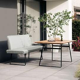 Niehoff Elba Gartenmöbel-Set S (2 Plätze) Tisch