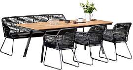 Niehoff Kubu Gartenmöbel-Set L (6 Plätze) Tisch