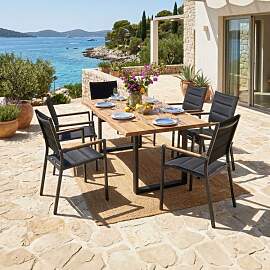 Niehoff Nantes Gartenmöbel-Set L (6 Plätze) mit