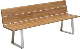 Niehoff Nova Gartenbank 200cm Edelstahl