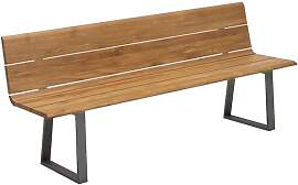 Niehoff Nova Gartenbank 220cm Aluminium/Teak