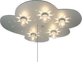 NIERMANN Deckenleuchte "Wolke, titan mit
