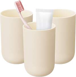 NiHome Zahnputzbecher 3 Stück – 400 ml