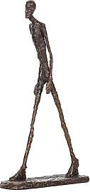 NILEEBUKER Giacometti's Walking Man Statue