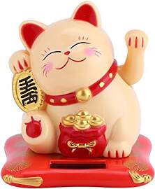 Nimomo Maneki Neko Winkekatze, Solarbetriebene