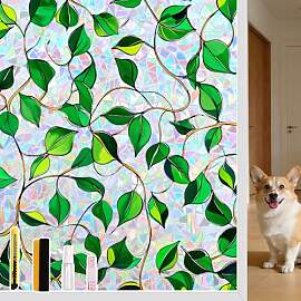 NINETREX Fensterfolie Bunt Sichtschutzfolie
