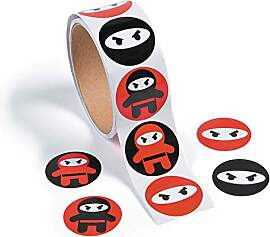 Ninja Samurai Aufkleber Sticker für