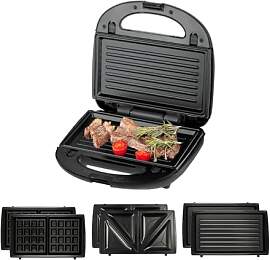 Nirva Sandwichmaker 3 in 1, Waffeleisen,