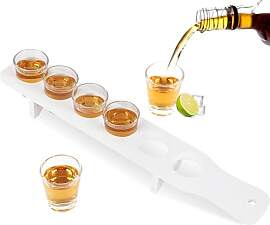 NIUBEST Shot-Gläser Halter-Set enthält 6 Tequila 