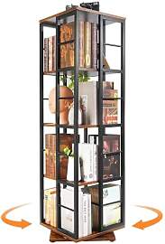 Nivadeui Drehbares Bücherregal Bücher Regal