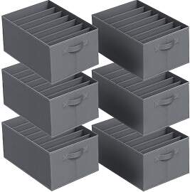 Niviy Kleiderschrank Organizer 6er