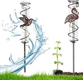 Nizirioo Garten Regenmesser Glas