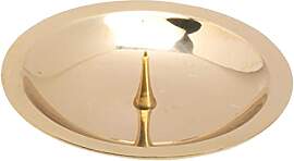 NKlaus Kerzenteller Ø 8cm Messing Kerzenständer