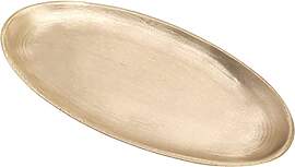 NKlaus Kerzenteller oval 12x6cm matt Desinger