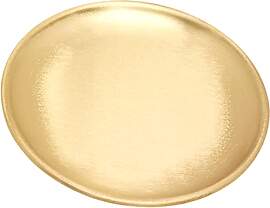 NKlaus Moderner Untersetzer Ø12cm Messing Gold