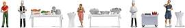 NOCH H0 Figuren-Themenwelt „Buffet“, Modellbau 