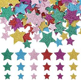Nogeqi 270 Stück Moosgummi Sterne Star Sticker