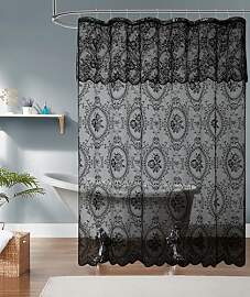 NOIR GOTHIC DECOR Duschvorhang mit schwarzem
