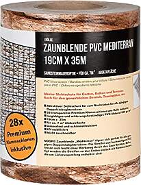NOOR Sichtschutzstreifen PVC Blickdicht für
