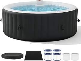 Nordivale Aufblasbarer Whirlpool 208x208cm,