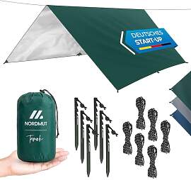 NORDMUT® Tarp 3x3/4m wasserdicht für optimalen