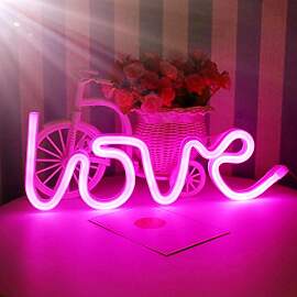 Nordstylee Neon Light Love LED Nachtlicht für