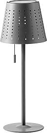 Northpoint LED Outdoor Tischleuchte Grau