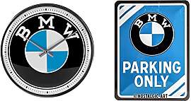 Nostalgic-Art 51097 Retro Wanduhr BMW – Logo