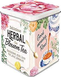 Nostalgic-Art Retro Teedose, 100 g, Herbal Blossom 