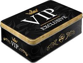 Nostalgic-Art Retro Vorratsdose Flach, 2,5 l, VIP