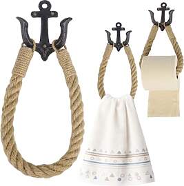 Notakia Wandhaken aus Gusseisen, Vintage-Stil,
