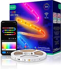 NOUS F4 5m RGBIC LED Strip Wifi, Christmas LED