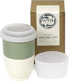 NOVA CERAMICS Mikrowellengeeigneter Kaffeebecher
