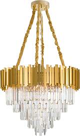 NOVA LUCE Hängeleuchten "GRANE", gold,