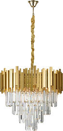 NOVA LUCE Hängeleuchten "GRANE", gold,
