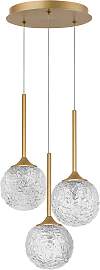 NOVA LUCE Hängeleuchten "MIRANO", gold, 