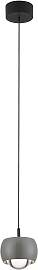 NOVA LUCE Pendelleuchte "CONGA", grau,