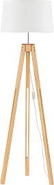 NOVA LUCE Stehlampe "LE ROY", braun, 1,