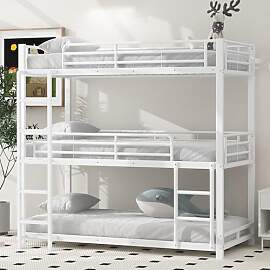 NovaFurnish Bettgestell Metallbett, 90x200cm,