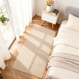 Novalife Teppich Läufer Flauschiger Kurzflor,